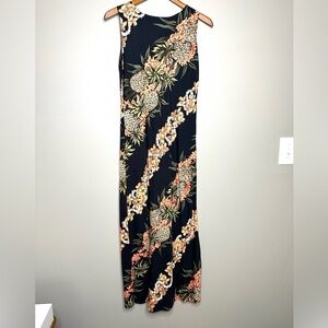 Floral Black Maxi Dress
